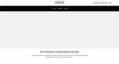 Desktop Screenshot of colloapparel.com